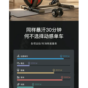 动感单车家用运动器材健身车室内脚踏自行车