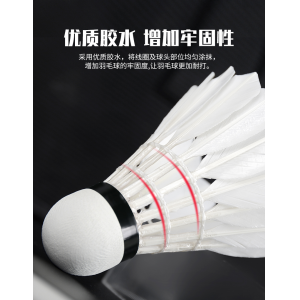 正品李宁羽毛球12只装
